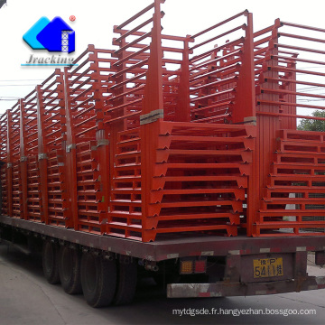 Cage de stockage en acier avec roues